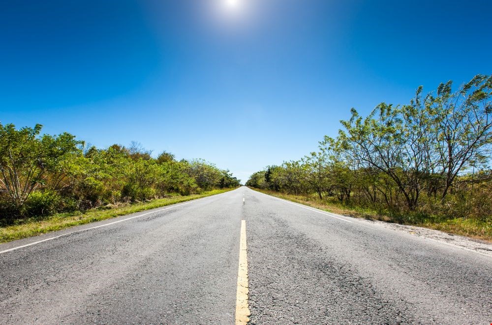 8. Rijd over de pan-Amerikaanse snelweg 8. Rijd over de pan-Amerikaanse snelweg
